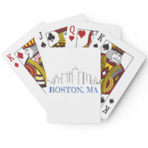 Boston, Massachusetts Playing Cards