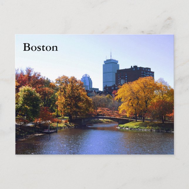 Boston, Massachusetts Postcard (Front)
