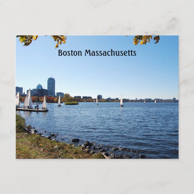 Boston Massachusetts Postcard (Front)