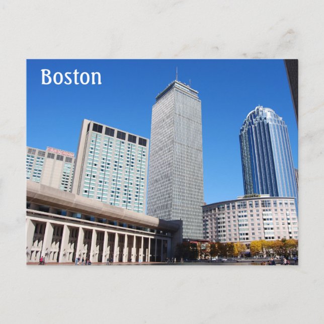 Boston Massachusetts Postcard (Front)