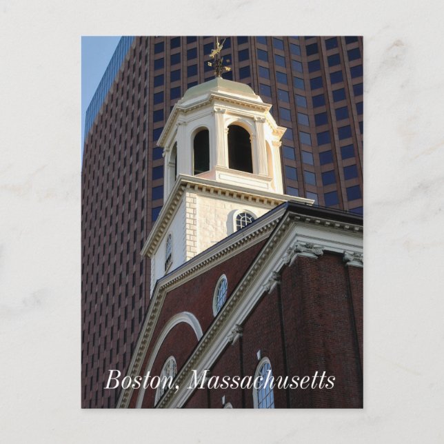 Boston, Massachusetts Postcard (Front)