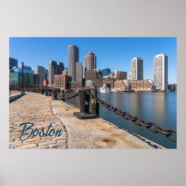 Boston Massachusetts Poster (Front)