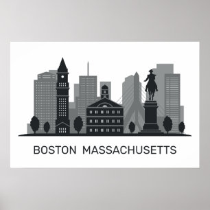Boston Massachusetts Poster