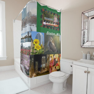Boston, Massachusetts  Shower Curtain
