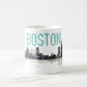 BOSTON MASSACHUSETTS SKYLINE - Drinking mug