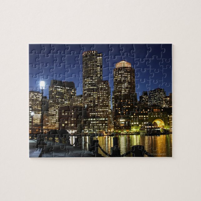 Boston, Massachusetts skyline Jigsaw Puzzle (Horizontal)