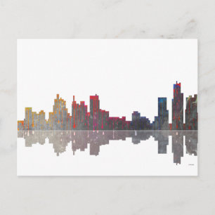 Boston Massachusetts Skyline Postcard