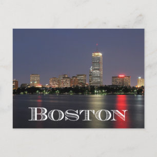 Boston Massachusetts Skyline - USA Postcard