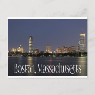 Boston Massachusetts Skyline - USA Postcard