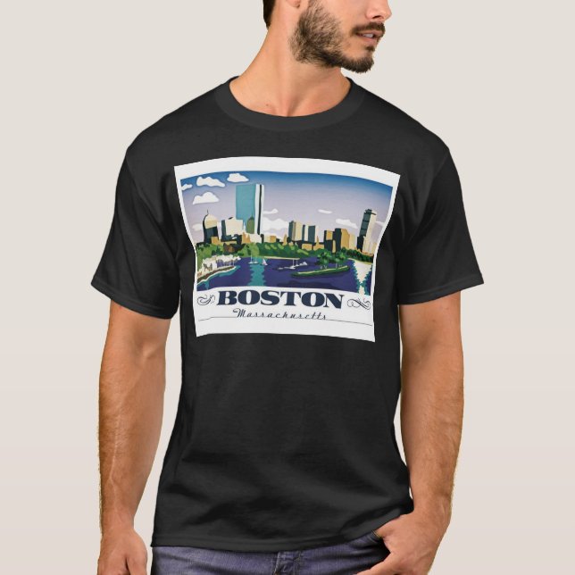 Boston, Massachusetts T-Shirt (Front)