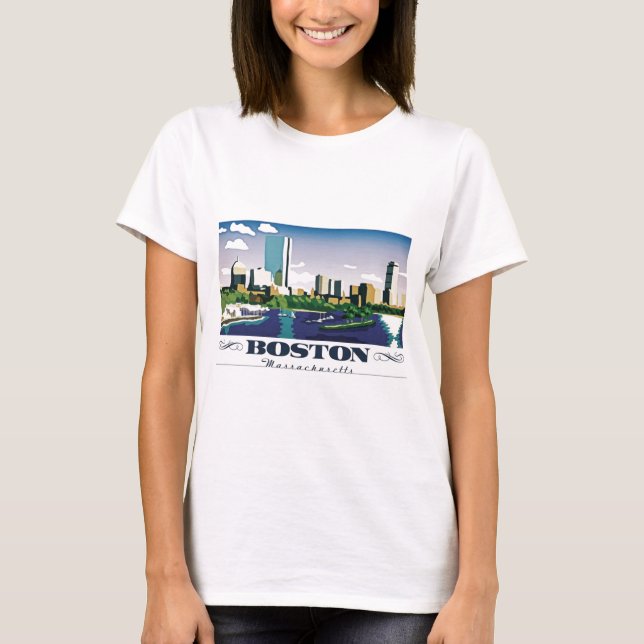 Boston, Massachusetts T-Shirt (Front)