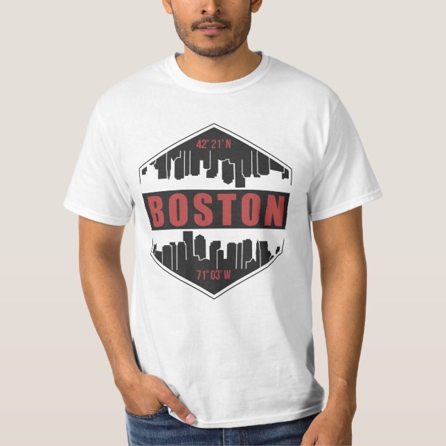 Boston Massachusetts T-Shirt (Front)