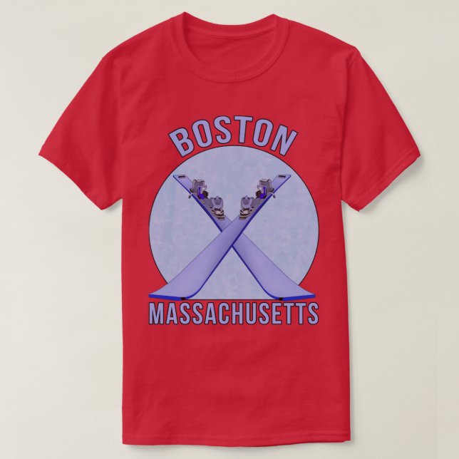 Boston Massachusetts T-Shirt (Design Front)
