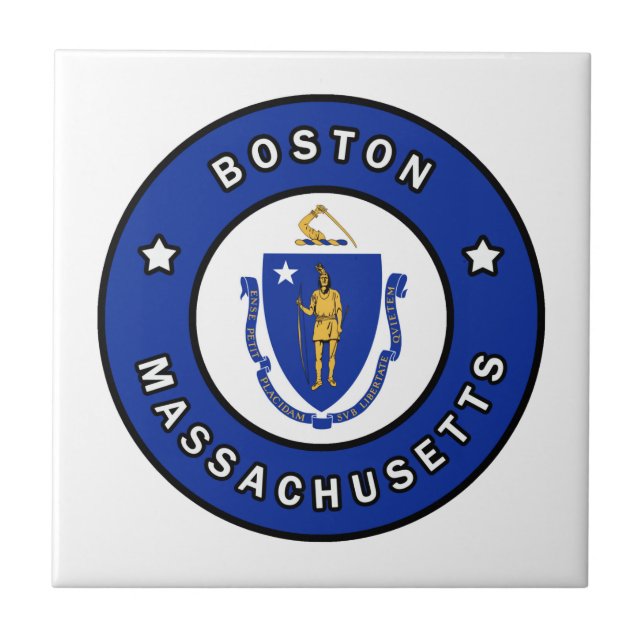 Boston Massachusetts Tile (Front)