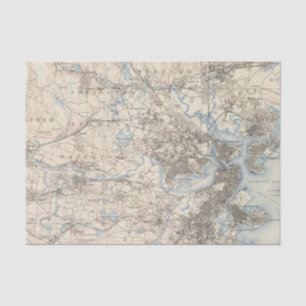 Boston, Massachusetts Tissue Paper