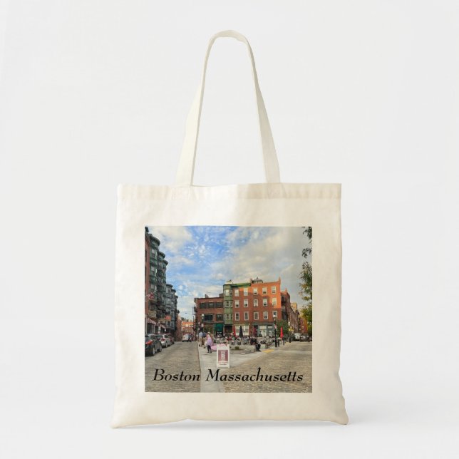 Boston Massachusetts Tote Bag (Front)