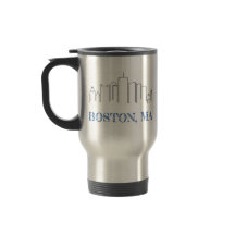 Boston, Massachusetts Travel Coffee Mug