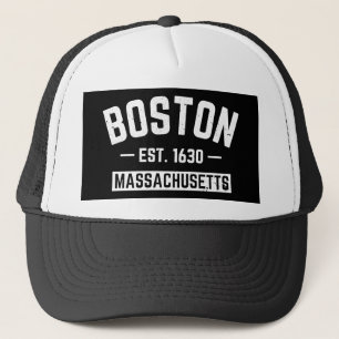 Boston Massachusetts Trucker Hat