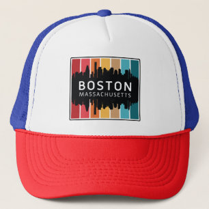 Boston Massachusetts Trucker Hat
