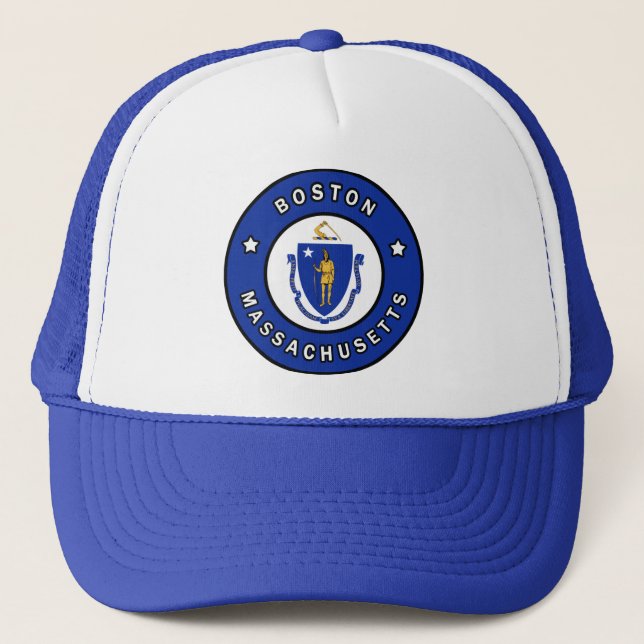 Boston Massachusetts Trucker Hat (Front)