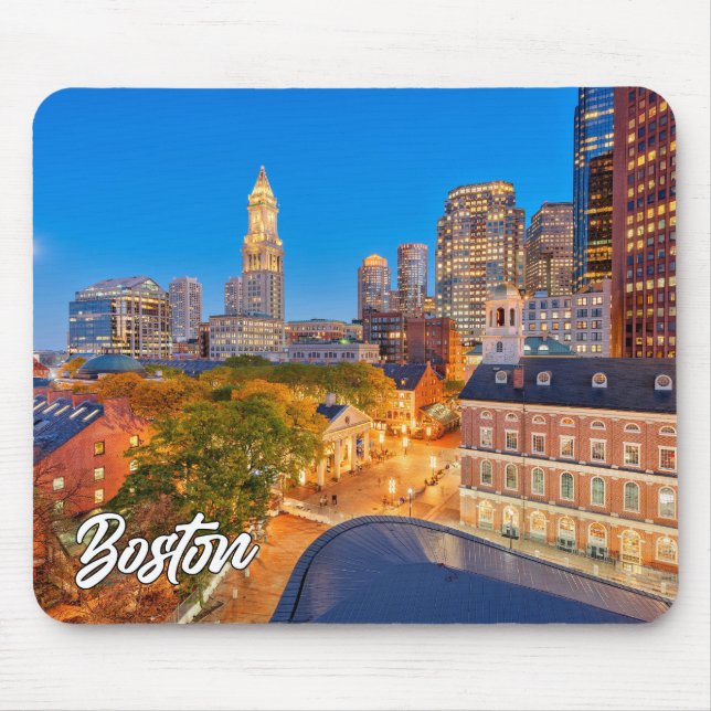 Boston, Massachusetts, United States Mouse Mat (Front)