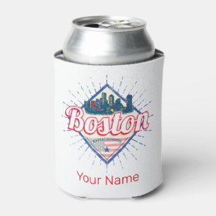 Boston Massachusetts United States Vintage USA Can Cooler