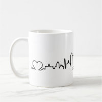BOSTON Massachusetts USA City Skyline Silhouette