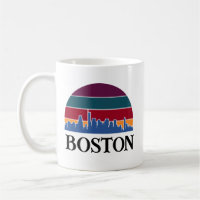 Boston Massachusetts Vintage Cityscape