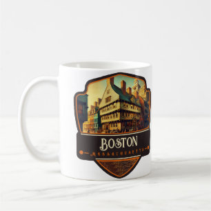 Boston, Massachusetts Vintage Coffee Mug