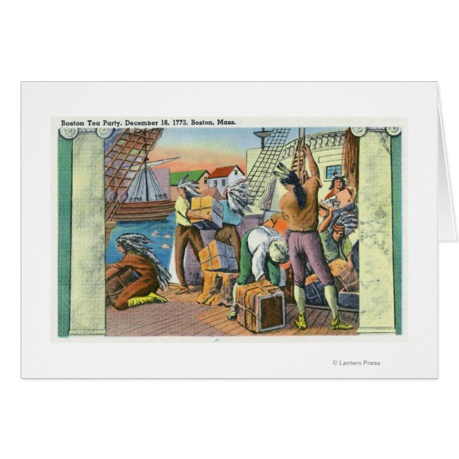 Boston, MassachusettsBoston Tea Party Scene (Front Horizontal)