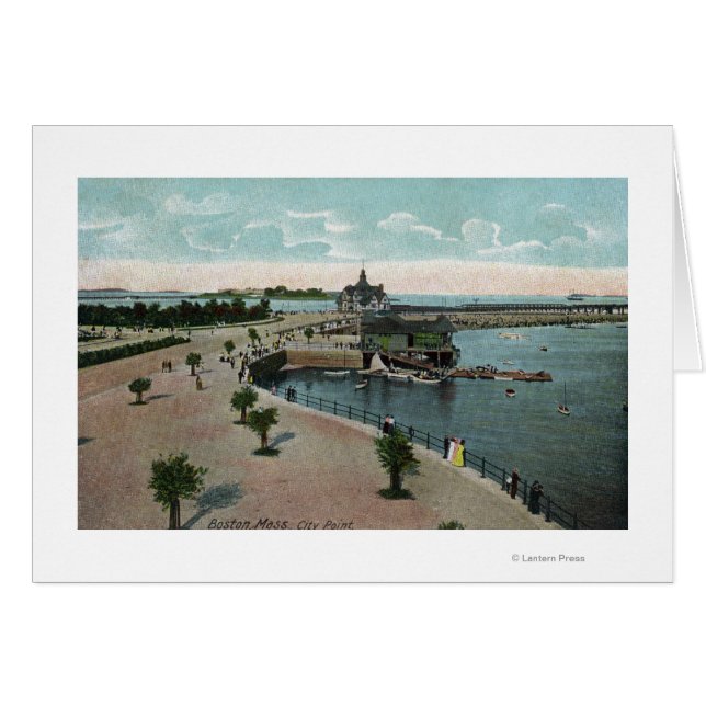 Boston, MassachusettsGeneral View of City (Front Horizontal)