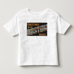 Boston, MassachusettsLarge Letter Scenes 3 Toddler T-Shirt