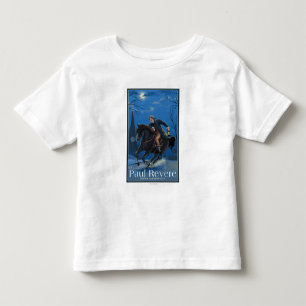 Boston, MassachusettsPaul Revere's Ride Toddler T-Shirt