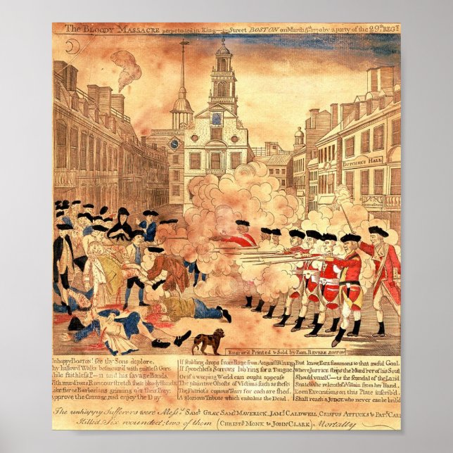 Boston Massacre Poster (Front)