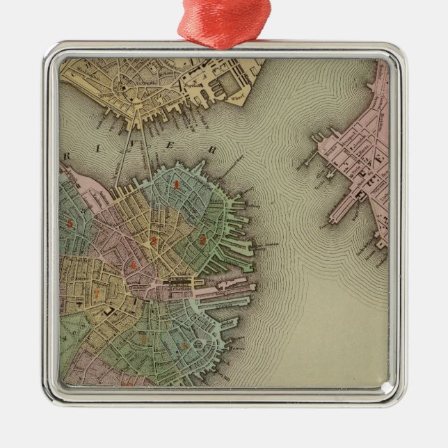 Boston Metal Tree Decoration (Front)