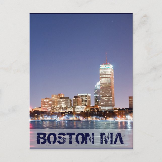 BOSTON MINI PLANET POSTCARD (Front)