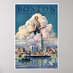 Boston Minuteman poster