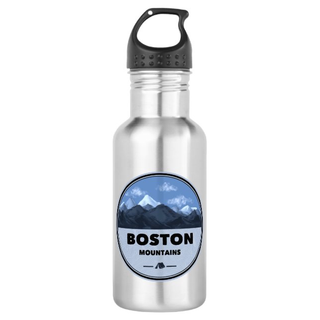 Boston Mountains Arkansas Camping 532 Ml Water Bottle (Front)