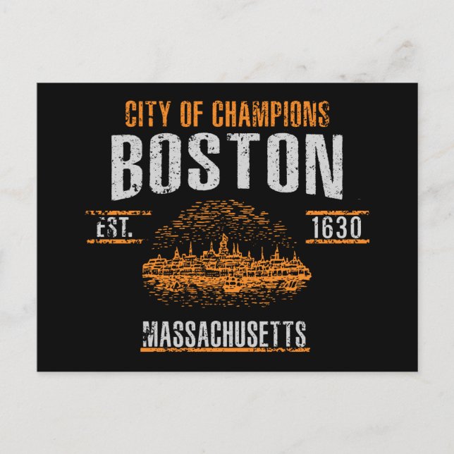 Boston Postcard (Front)