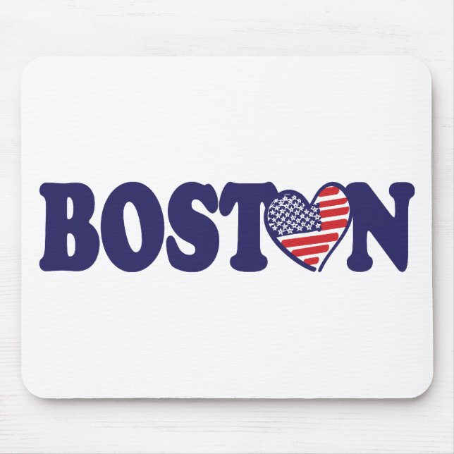Boston Pride in America Mouse Mat (Front)