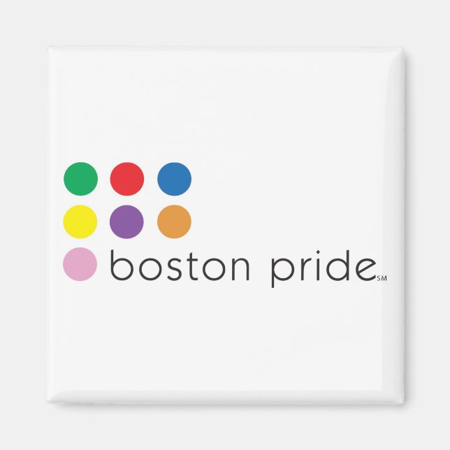 Boston Pride Magnet Square (Front)
