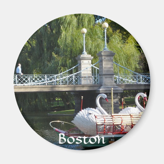 Boston Public Garden Magnet (Front)