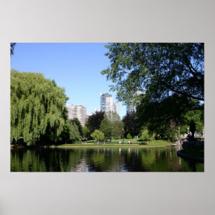 Boston Public Garden Poster
