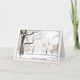 Boston Public Garden:Simple Pleasures of the Seaso Holiday Card