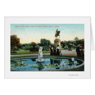 Boston Public Garden View of Venus at the Bath
