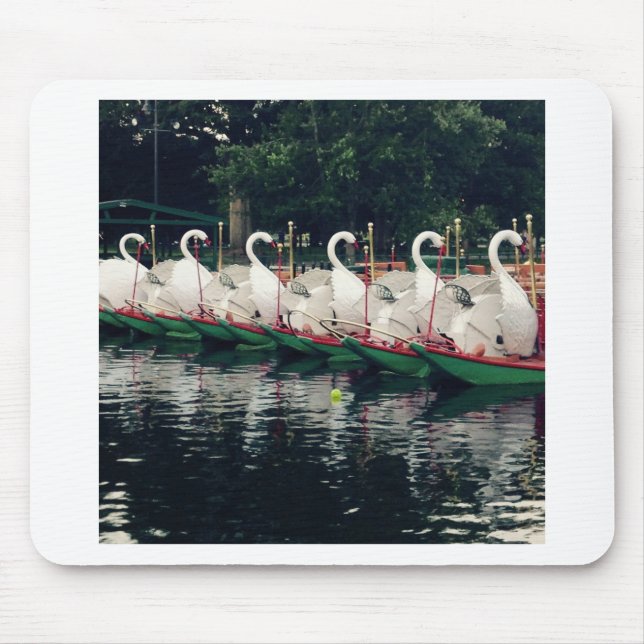 Boston Public Gardens Swan Boats Mouse Mat (Front)