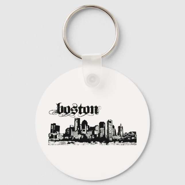 Boston Put on for your city Key Ring (Front)
