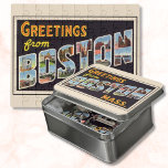 Boston Puzzle Gift Vintage Boston Jigsaw Puzzle<br><div class="desc">Boston Puzzle Gift Vintage Boston Jigsaw Puzzle Gift for Boston Lovers</div>