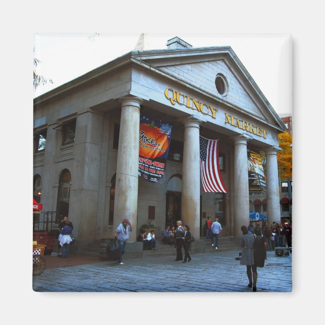 Boston Quincy Market Magnet (Front)