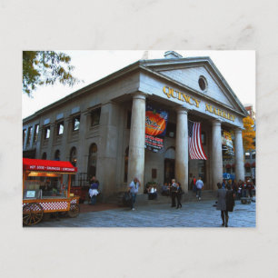 Boston Quincy Market Postcard